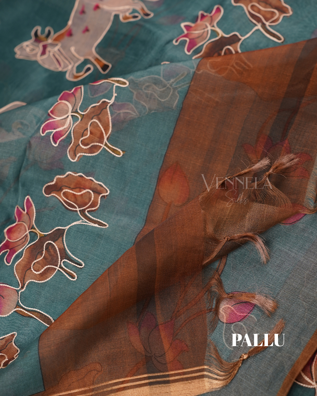 ORGANZA EMBROIDERY SAREES