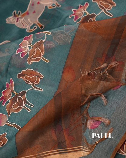 ORGANZA EMBROIDERY SAREES