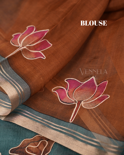 ORGANZA EMBROIDERY SAREES