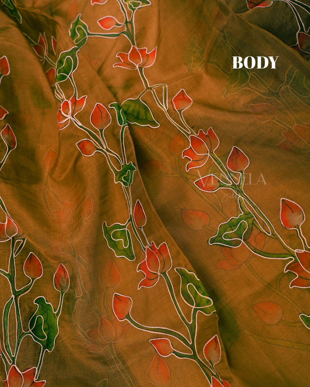 ORGANZA EMBROIDERY SAREES