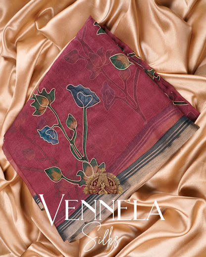 ORGANZA EMBROIDERY SAREES