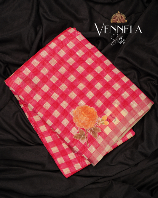 LINEN SILK SAREES