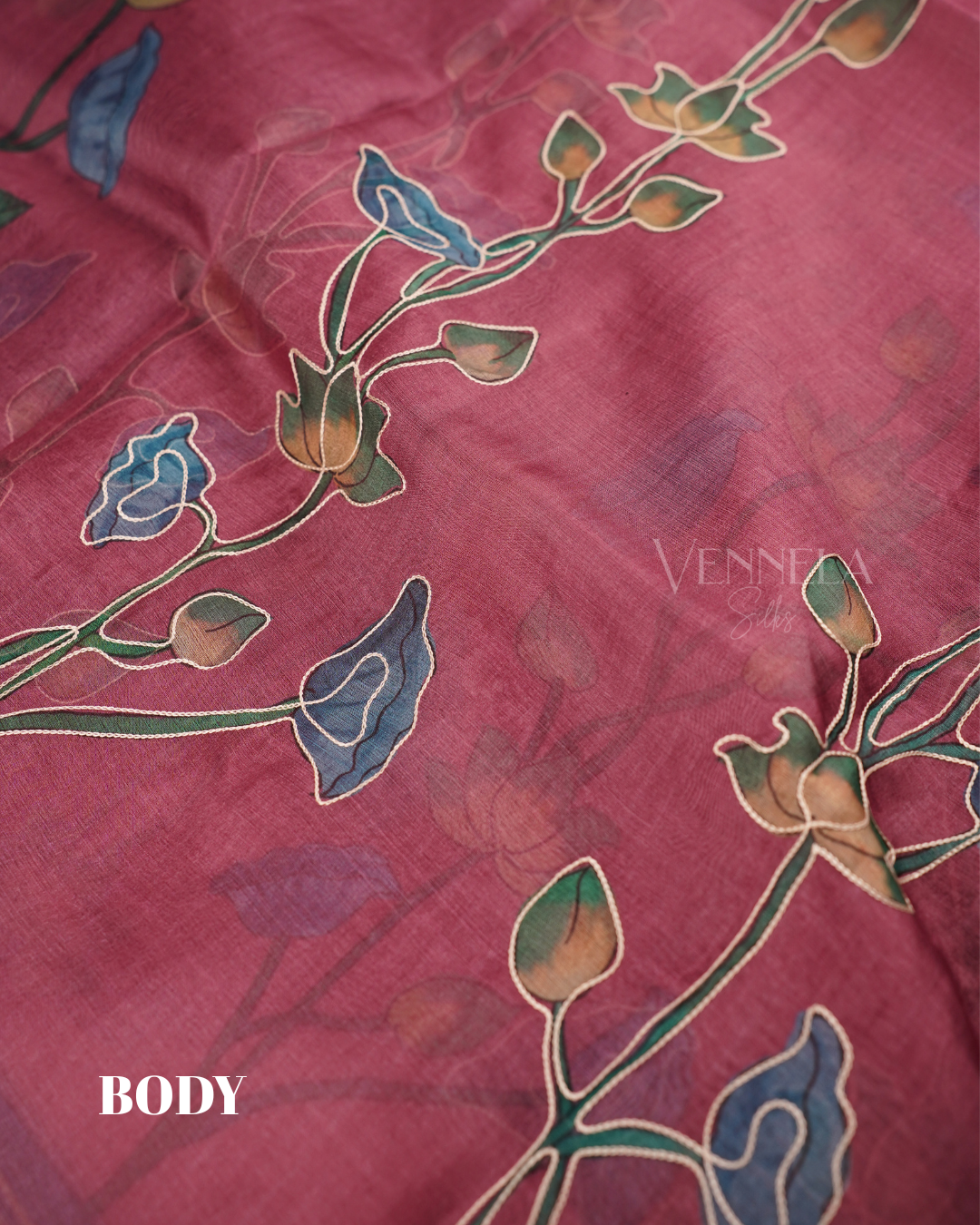 ORGANZA EMBROIDERY SAREES