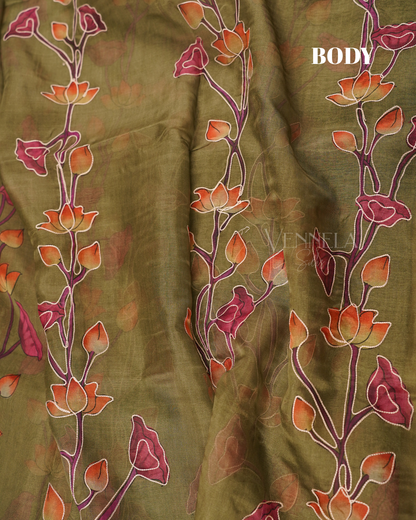 ORGANZA EMBROIDERY SAREES
