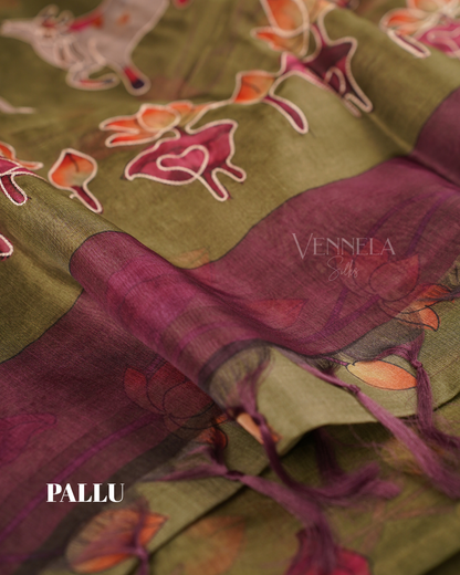ORGANZA EMBROIDERY SAREES
