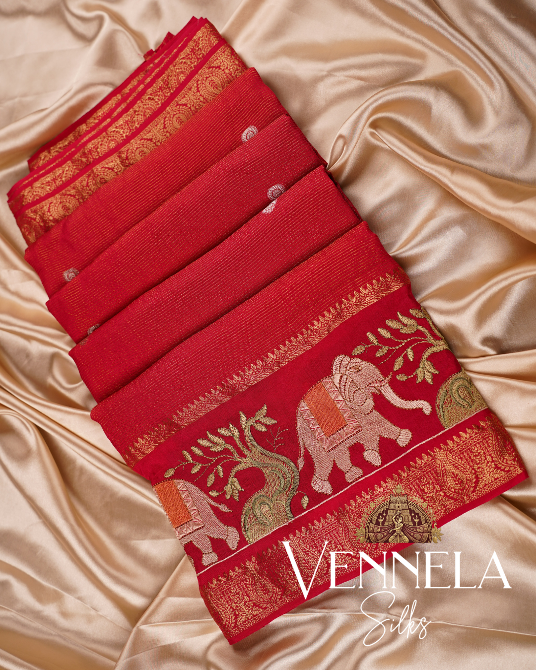 SEMI BANARAS SILK SAREES