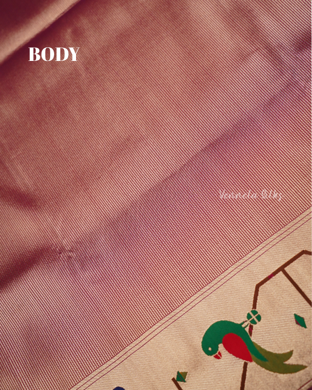 Semi Paithani Silk Sarees