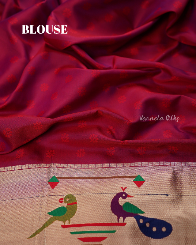 Semi Paithani Silk Sarees