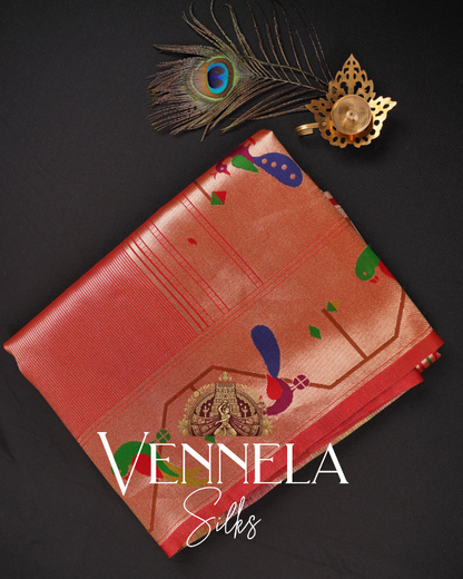Semi Paithani Silk Sarees