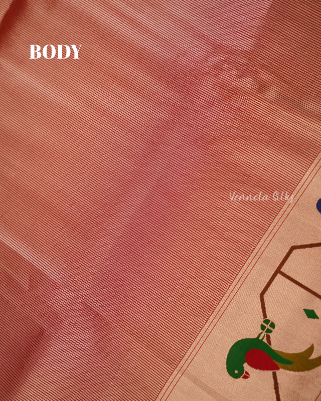 Semi Paithani Silk Sarees