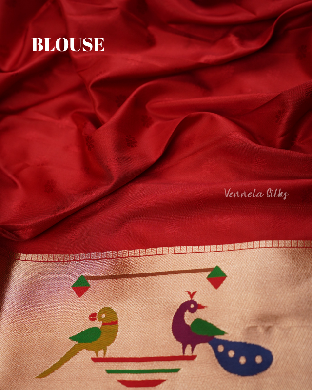 Semi Paithani Silk Sarees