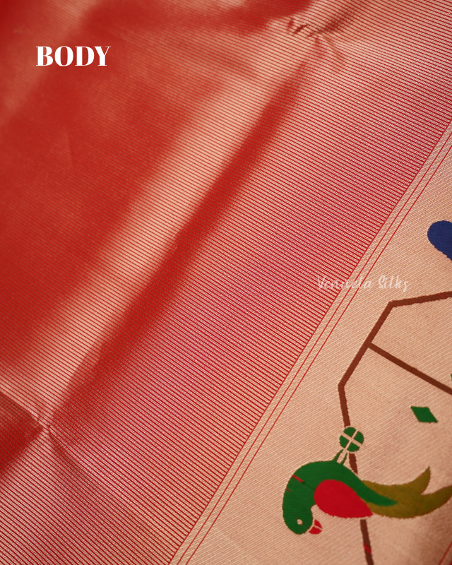 Semi Paithani Silk Sarees