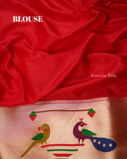Semi Paithani Silk Sarees