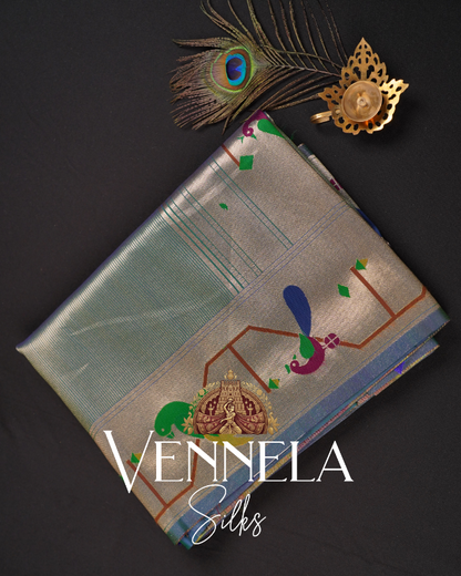 Semi Paithani Silk Sarees